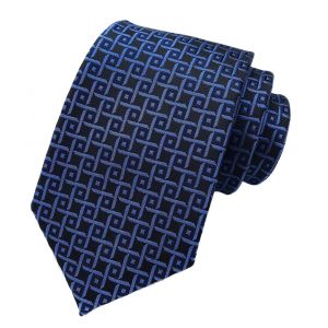 Cravate En Soie Jacquard Ray&iquest;&iquest;E, Id&iquest;&iquest;Ale Pour Les Affaires Et Les Occasions Formelles. Design &iquest;&iquest;L&iquest;&iquest;Gant, Texture Douce, Couleurs Classiques. - Neuf