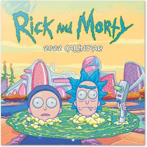 JGD-- Calendrier 2022 Rick & Morty - 12 Mois | Calendrier Mural, De Janvier &agrave; D&eacute;cembre 2022 | 30 x 60 cm, 6 langues, 1 Poster Inclus, Certifi&eacute; FSC - Neuf