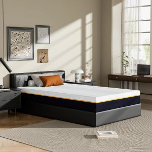 Matelas en mousse &agrave; m&eacute;moire de forme 90 x 200 cm , &eacute;paisseur 21 cm - Neuf