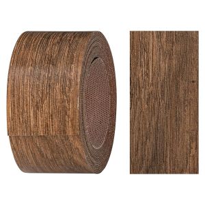 KAL-Ruban Adhésif Pour Bords En Mélamine Avec Adhésif Thermofusible, 40 Mm X 5 M, Ruban Adhésif Thermocollant Pour Étagères Et Panneaux, Décoration : Chêne Lefkas Foncé - Neuf