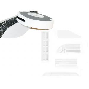 Kit de rampe de seuil pour aspirateur robot - 68,6 cm Blanc - Neuf