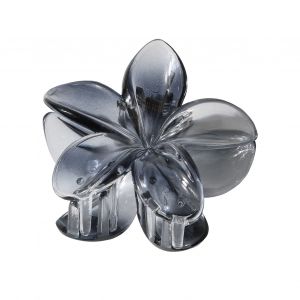 Pince À Cheveux En Forme De Fleur, Épingle À Cheveux Transparente Dégradé De Couleur, En Plastique Et Métal, Pince À Cheveux Pour Tête Arrière, Accessoire De Fête Quotidien-Noir - Neuf