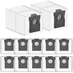 (12 Pièces) L10S Ultra Gen 2 Sacs Compatibles Avec Les Aspirateurs Dreame L10S Ultra Gen 2/ L10S Pro Ultra/ L40 Ultra/ L50 Ultra/ X50 Ultra/X40 Ultra /X30 Ultra/Mova E30 Ultra, Pièces De Rechange Sac - Neuf