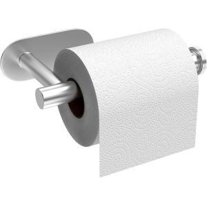 Porte Papier Toilette Auto-Adh&eacute;sif, Support Papier Toilette En Acier Inoxydable, Porte-Rouleau Mural, Porte-Mouchoirs Pour Salle De Bain, Cuisine, Salon(Argent) - Neuf
