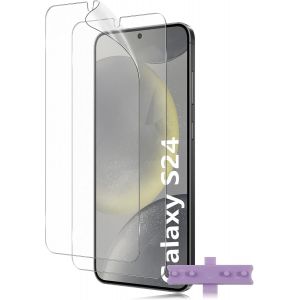 Matte Screen Protector For Samsung Galaxy S24 5g, Full Coverage Matt Tpu Film Anti-Glare And Anti-Fingerprint Screen Protector [2 Pcs] - Neuf