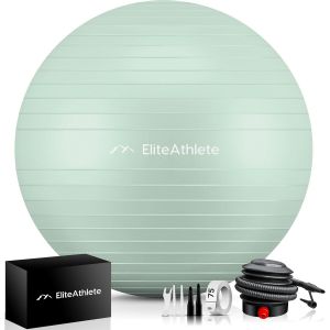 Ballon Gym Avec Syst&egrave;me Anti-Burst-Fitness Pilates Yoga-Ballon Grossesse Avec Pompe &Agrave; Air Incluse.[K1016] - Neuf
