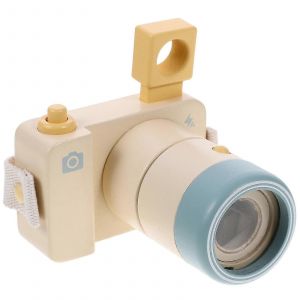 appareil photo Kal&eacute;idoscope jouet miniature appareil photo en bois avec objectif forme de cam&eacute;ra kal&eacute;idoscope - Neuf