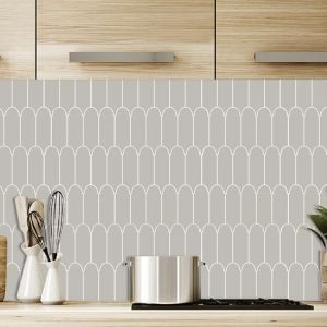 Stickers muraux amovibles et r&eacute;sistants &agrave; l'eau pour la d&eacute;coration des carreaux de cuisine et de salle de bain - Neuf