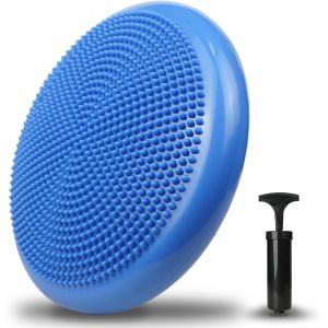 Coussin D'équilibre, Coussin Propioceptif, 34 Cm | Coussin Gonflable, Coussin De Yoga | Entraînement De Base, Dos, Abdomen, Jambes, Fitness, Pilates, Rééducation - Neuf