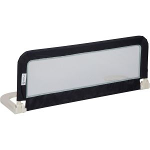 Portable Bed Rail, Barrière De Lit Enfant Pliable, 18 Mois-5 Ans, Barrière De Sécurité Enfant Lit, Tissu En Maille, Facile À Installer, Auto-Verrouillage, Facile À Transporter, Dark Grey - Neuf