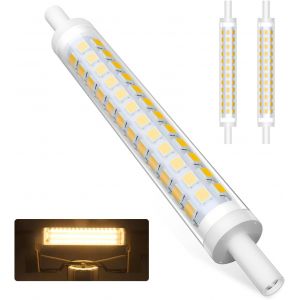 Kal-R7s Led 118mm, Blanc Chaud 3000k 9w Ampoules Led Dimmable R7s 900lm Ac 190-260v, Equivalent 90w J118 R7s Ampoules Halogènes - Neuf