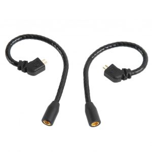 pour MMCX vers 0,78 mm Câble adaptateur 2 broches femelle vers mâle OFC Core Écouteurs Cordon adaptateur pour TFZ MS4 MS2 MS1 pour KZ ES4 ZSR - Neuf