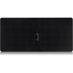 Monarch 50 Noire Antenne Num&eacute;rique Int&eacute;rieure HDTV TNT - R&eacute;ception du Signal multidirectionnelle &agrave; 50 Miles de Distance - 4G Filtre de Reception Maximum/UHF/VHF/FM/USB Tuner/TV DVB-T/Dab Radio - Neuf