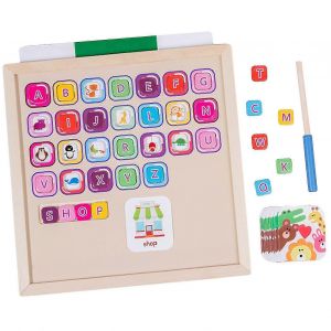 Jeu De Puzzle Magnétique Pour L'apprentissage Précoce, Labyrinthe De Couleurs Et De Nombres, Adapté Aux Enfants - Neuf
