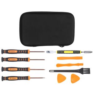 Kit d'outils de r&eacute;paration pour t&eacute;l&eacute;phones portables avec &eacute;tui de rangement - 10 outils inclus - Neuf