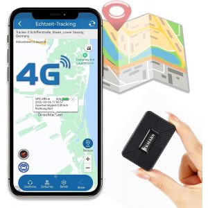 VornixorSarlshop-Tracker GPS TK913 Mini avec Microphone, Sans Abonnement, 1500mAh, Petit Localisateur GPS &Eacute;tanche Anti-Perte, Positionnement R&eacute;el, Application Compatible, pour Moto/Camping-car/Bateau - Neuf