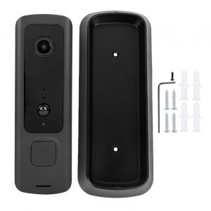 Sonnette sans fil 720p, vision intelligente, Wi-Fi, telecommande, surveillance, telephone portable, interphone vocal bidirectionnel - Neuf