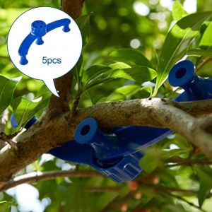 5 Pièces Plant Bender Réglable Plant Supports Clips pour Arbres Légumes - Neuf