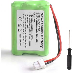 Batterie 800mah 3,6v Ni-Mh Compatible Avec Slendertone Ceinture System Abs 7 E70 X10 X70 Electrostimulation Fitness Appareil De Musculation 3924-0000 Rechargeable Accu Piles Avec Tournevis - Neuf