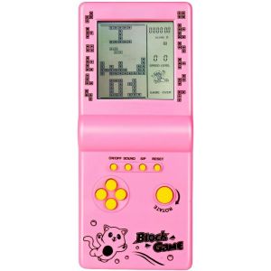 Mdy-Rétro Bloquer La Console De Jeu Plusieurs Jeux Niveau/Vitesse Réglable Console Portable Jeu De Briques/Courses/Bataille De Chars Jouets Électroniques Enfants/Amis/Cadeaux De Vacances (Pink) - Neuf