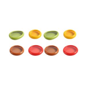 Bo&icirc;tes de conservation en silicone pour fruits et l&eacute;gumes, lot de 8, r&eacute;utilisables et compactes, pour r&eacute;frig&eacute;rateur. - Neuf