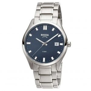 Mens Watch Boccia 3669-04, Quartz, 39mm, 10atm - Neuf