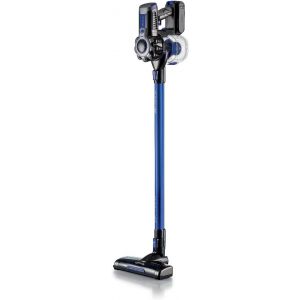 2723 22V Lithium, 2-in-1 Cordless Electric Broom, Brushes with LED Light, Rechargeable Battery, 3 Filtration Levels, Accessory Kit Included, Blue - Neuf