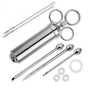 Seringue d'injecteur de viande,kit d'injecteur d'arôme de marinade en acier inoxydable - Neuf