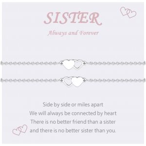 Ytseazn-2/3 Pièces Bracelets Mère Fille Bracelet Soeur Cadeau Pour Mère Fille S?ur Bracelet De C?ur En Acier Inoxydable 316l Cadeau D'anniversaire De Maman Fille S?ur - Neuf