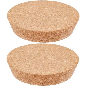 Eryi-2 Bouchon Conique En Liège De 13-15cm Bouchon Conique En Bois Pour Bocal En Verre Couvercle De Bouteille De Vin Remplacement En Bois Tendre Naturel Pour La Cuisine Les Cadeaux De Mariage - Neuf