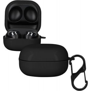 Étui Écouteurs sans Fil Compatible avec Samsung Galaxy Buds 2 Pro/Buds 2 / Buds Live - Housse de Protection pour Boîtier Écouteurs sans Fil - Noir - Neuf