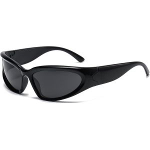 Lunette De Soleil Homme Enveloppantes Femmes-Sport Moda Protection Uv400 Vélo Vintage Rétro Lunettes - Neuf