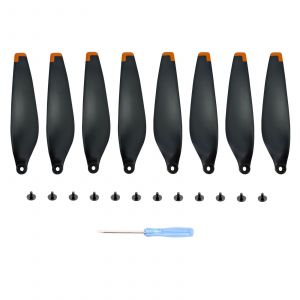 (Noir-Orange)Ainiv 8pcs Hélices Compatibles Pour Dji Mini 3 Pro, Drone Accessoire, Vol Silencieux, Remplaçable Hélices De Drones, À Faible Bruit De L'hélice De La Lame De Tournevis Et 12 Vis-Générique - Neuf