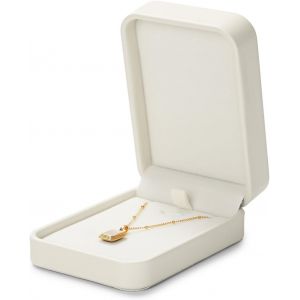 Sjzg-Rangement Cha&icirc;nes Rangement Bijoux Pendentifs Colliers Organisateur Bo&icirc;te &Agrave; Bijoux Bo&icirc;te Cadeau Bijoux Pour Anniversaire (Blanc) - Neuf