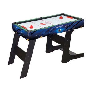 Table de jeux pliable 4 en 1 BigBuy Fun MDF ping pong baby foot billard hockey compacte maison loisirs - Neuf