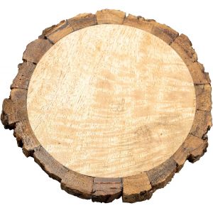 KALANKA-Tronc d'arbre décoratif - Diamètre : 12 cm - Rondelles de bois naturel - Assiettes rustiques pour la table à manger - DIY 15852 - Neuf