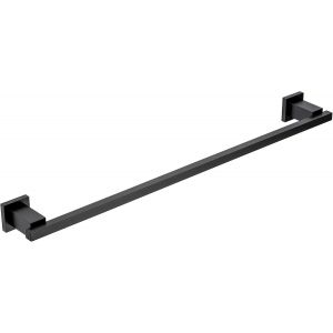 270S1-B 70Cm Porte-Serviettes Mural | Élégant Porte-Serviettes & Torchons Pour Salle De Bain & Cuisine | Laiton Chromé Durable Noir Mat[MAT791043] - Neuf