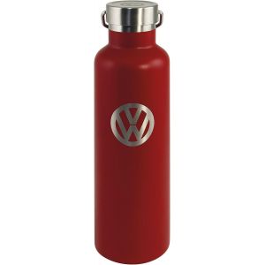 Kgabery-Vw Collection-Bouteille Isotherme En Acier Inoxydable Volkswagen Avec Inscription Et Logo Vw 735 Ml (Logo Vw/Rouge) - Neuf