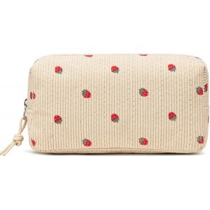 Trousse Mignonne Pour Enfants Filles Garçons Trousse À Crayons Kawaii Stylo Trousse Porte-Sac Pour Étudiants,Corduroy Strawberry,Ludique - Neuf