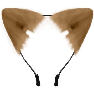 Tzf-Oreille De Chat,Serre Tete Chat,Bandeau Oreille Femme,Serre Tete Halloween,Deguisement Chat,Oreille Chat Serre Tete Kaki,Cosplay Chat Renard,Serre Tete Noël Saint Valentin,Accessoires Fête - Neuf