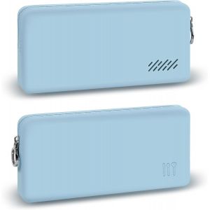 Homegadget De Pinceaux Maquillage En Silicone [ 22 X 11 X 4cm ] - Compl&egrave;tement Lavable - Organisateur Pour Voyage Pour Brossesetc. En Marron - Neuf