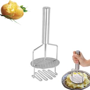 Presse-Pur&eacute;e Double Couche En Acier Inoxydable Pour La Fabrication De Pur&eacute;e De Pommes De Terre, Presse-Pur&eacute;e De Pommes De Terre, Presse-Pur&eacute;e Double Couche Pour &Eacute;craser Les Pommes De Terre, Patates - Neuf