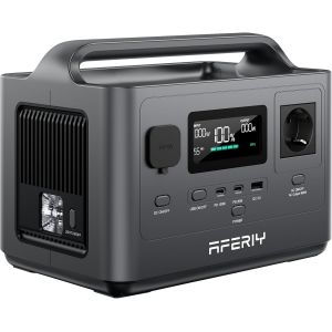 AFERIY Generateur Electrique Portable 400W, Station Solaire Portable 400W/256Wh, Batterie Nomade avec CA 220-240V, Ports USB, UPS, Generateur Pour Tous Vos Besoins &Eacute;lectriques - Neuf