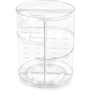Organisateur de Maquillage, Makeup Organizer, Rotatif 360 Degrés Rangements pour Produits Cosmétiques, Rangement Parfum/Cosmetique/Coiffeuse, Grande Capacité Boîte de Rangement de Maquillage - Neuf