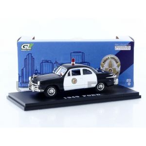 Greenlight Collectibles 1/43 - Ford Custom - Los Angeles Police Department 1949 86642-Greenlight Collectibles - Neuf