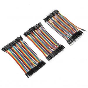 120pcs C&acirc;bles Breadboard 40pin 3 en 1 [40Pin M&acirc;le vers Femelle,40Pin M&acirc;le vers M&acirc;le,40Pin Femelle vers Femelle] Longueur 10cm pour Mega 2560 Nano ou Plaque d'Essai - Neuf