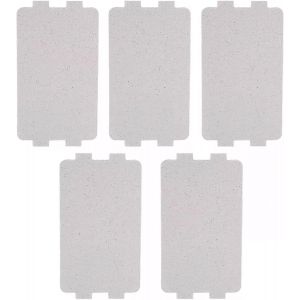 5 Pi&egrave;ces Plaque Mica Micro Ondes, R&eacute;paration Plaque Mica, De Guide D'ondes Hyperfr&eacute;quences R&eacute;paration Accessoire Cuisine Four &Agrave; Micro-Ondes (116 X 64 Mm)[Z109] - Neuf