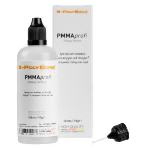 Colle Verre Acrylique/Plexiglas100 ml Soudage à Froid Pour ABS,ASA,SAN,PS - Neuf