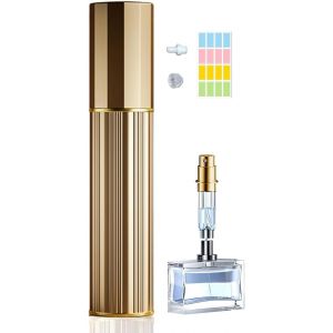Sansh-Vaporisateur De Parfum Rechargeable De 10 Ml, Technologie De Remplissage Sans Entonnoir Vide, Vaporisateur De Parfum Pour Voyage, Sac À Main, Déplacements (Doré) - Neuf