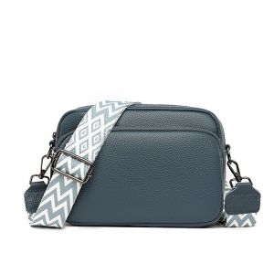 Femmes sac Bandoulière Sacs (en Bleu), en Cuir Véritable Sacs d'Épaule, Petits Sacs à main et sac Bandoulière Sacs pour les Femmes (avec réglage de Large Sangle d'Épaule), Ca - Neuf
